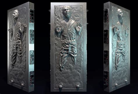 Artstation Han Solo Frozen In Carbonite