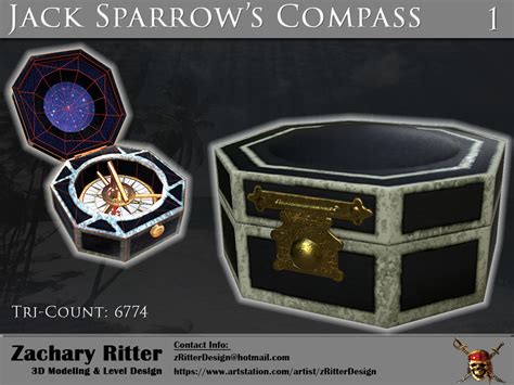 Artstation Jack Sparrow S Compass Pbr Texture Study