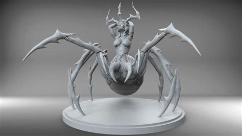 Artstation Lolth Queen Of Spider 3D Print Files Resources