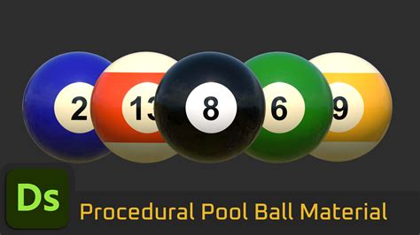 Artstation Procedural Pool Ball Material Resources