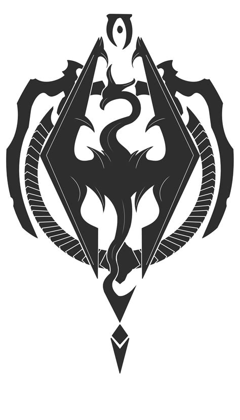 Artstation Skyrim Dragon Tattoo