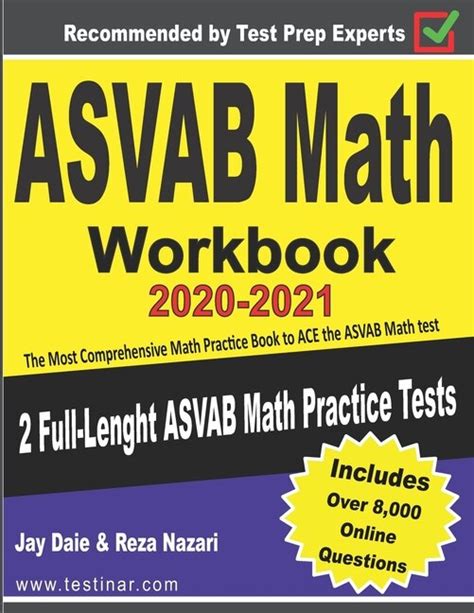 Asvab Math Exercise Book A Comprehensive Workbook Asvab Math