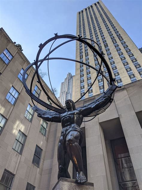 Atlas Lee Lawrie One Of The Greatest Art Deco Masterpieces Rockefeller Center 1877 1963