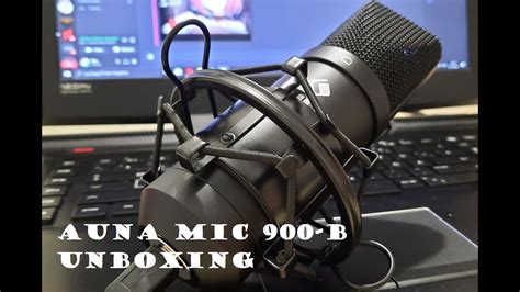 Auna Mic 900B Unboxing Test Youtube