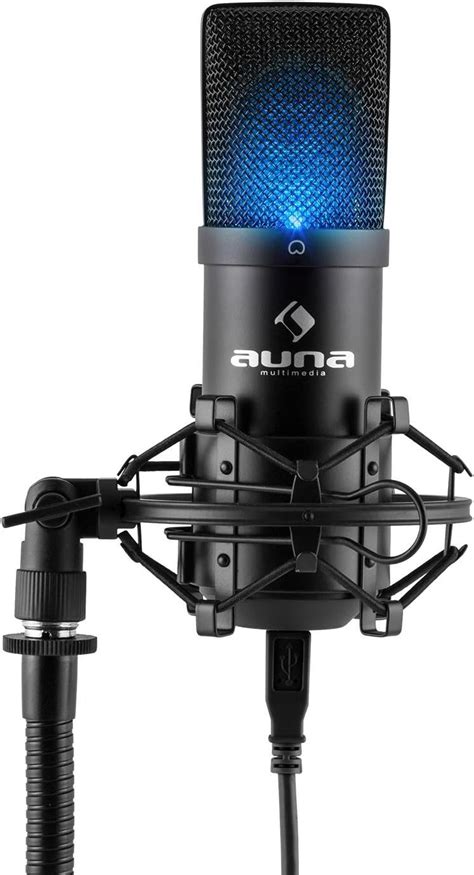 Auna Mic 900B Usb Kondensator Mikrofon Gaming Mikrofon Standmikrofon