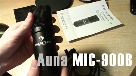 Auna Mic 900B Usb Mikrofon Review Sound Youtube