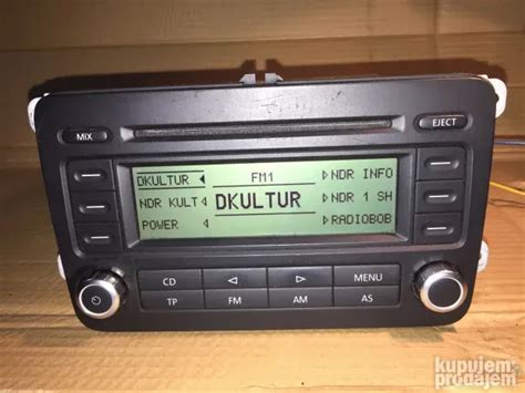 Auto Radio Golf 5 Vw Caddy Passat B6 Vw Touran Kupujemprodajem