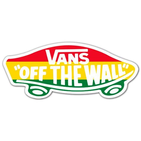 Autocollant Skate Surf Vans Off The Wall 4 Webstickersmuraux Com