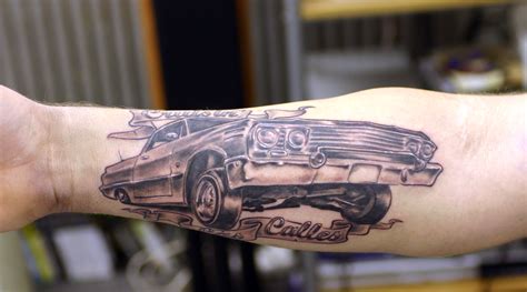 Automotive Tattoo Designs for Car Enthusiasts