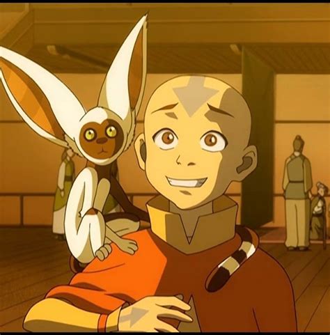 Avatar Aang And Momo Aang Avatar Show Avatar