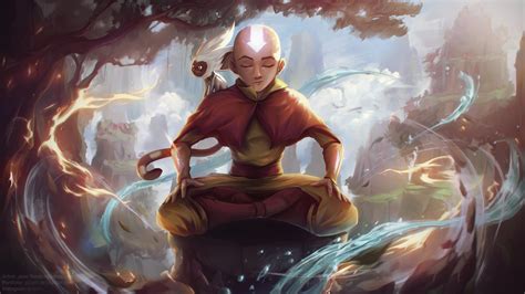 Aang and Momo's Unbreakable Bond