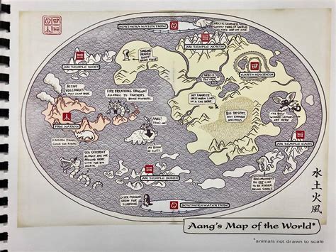 Avatar Last Airbender World Map Intlpola