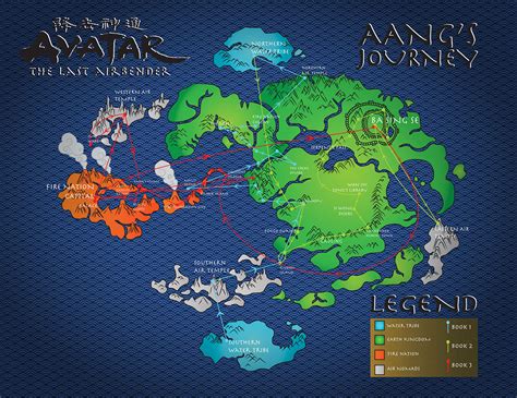 Exploring the World of Avatar the Last Airbender Map