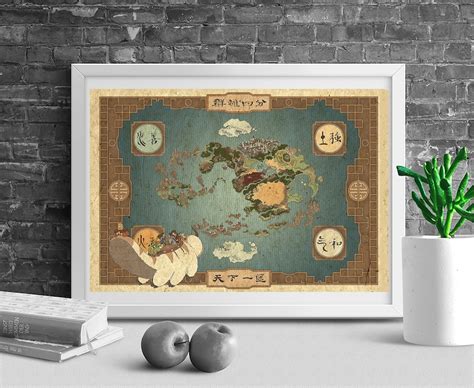 Avatar The Last Airbender World Map Wallpaper Vametfake