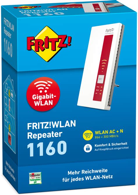 Avm Fritz Wlan Repeater 1160 Ab 115 00 Preisvergleich Bei Idealo De