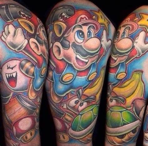 Awesome Donkey Kong Video Game Tattoo Video Game Tattoos Gaming