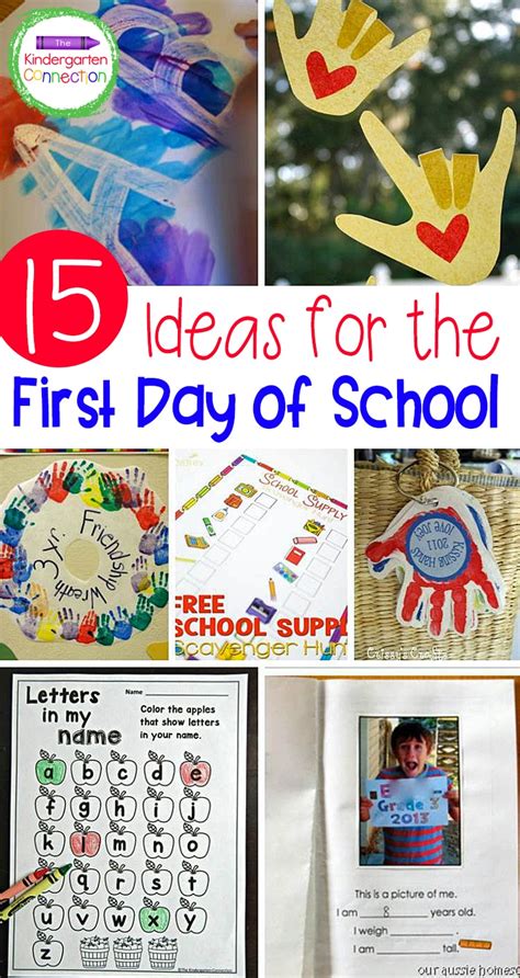 Awesome First Day Of School Activities For Kindergarten