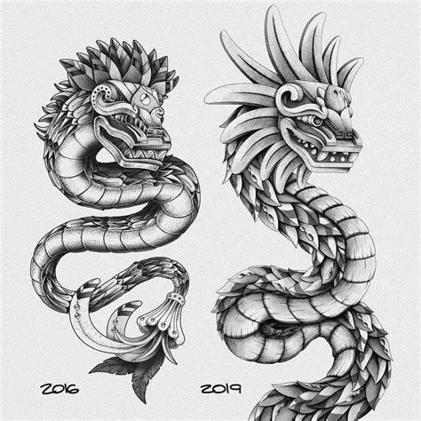 5 Aztec Dragon Tattoo Designs to Inspire You