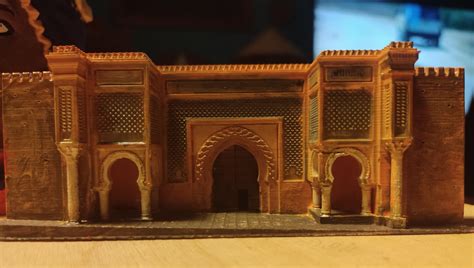 Bab El Mansour Mekn S Morocco By Miniworld3d Download Free Stl Model Printables Com