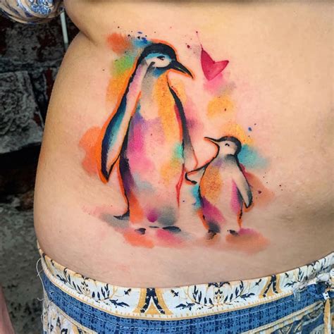 Baby Penguin Tattoo