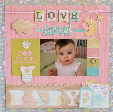 Baby Scrapbook Scrapbook Crafts Scrapbook Pages Scrapbooking Ideas Page Layout Layouts