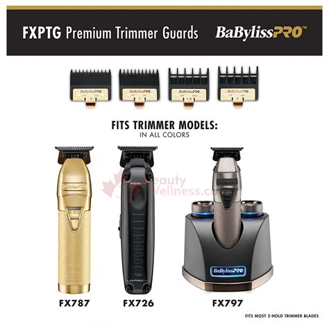 Babylisspro Premium Trimmer Guards Fxptg Fits Fits All Fx797 Fx78 Beautywellness Ca