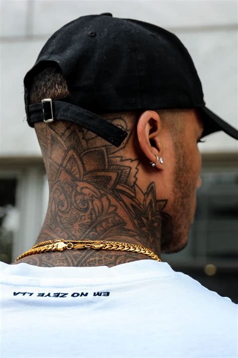 Back Neck Tattoo Designs for Men