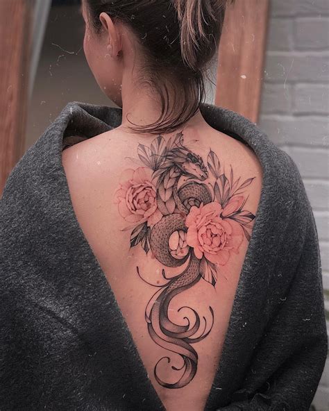 Beautiful Back Tattoo Designs for Women