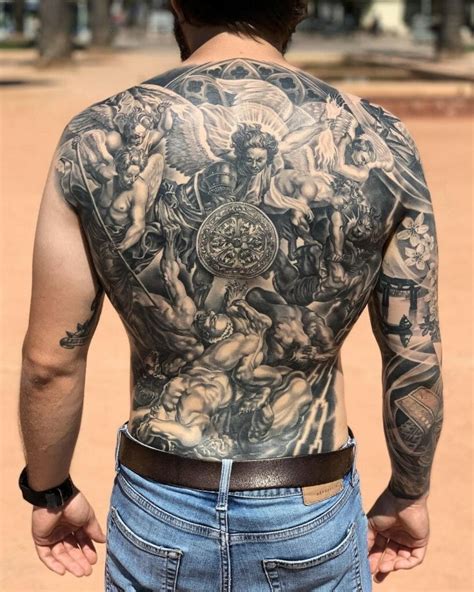 Male Back Tattoos Designs and Ideas