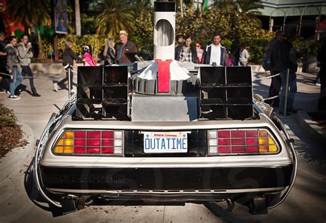 Back To The Future 1985 Amp Quot Outatime Amp Quot Delorean Licence Plate Current Price 19000