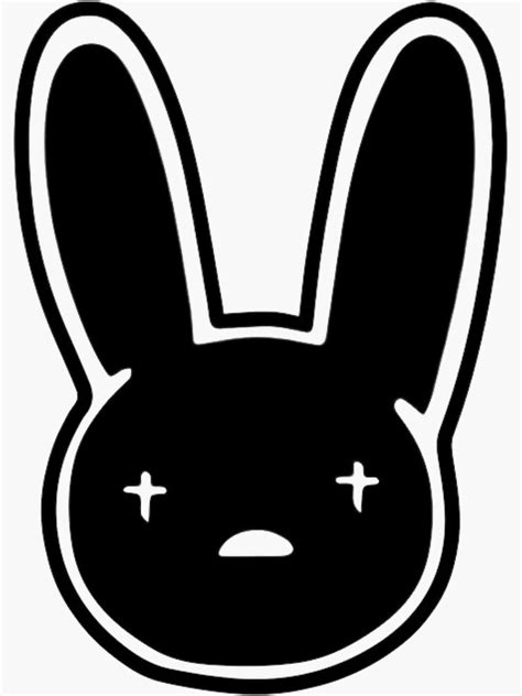 Bad Bunny Logo Sticker For Sale By Millenaryshop Redbubble