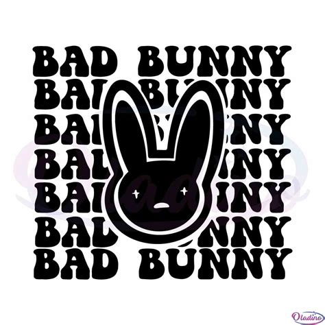 Bad Bunny Svg Amp Png 2 Free Svg Download Music Svg