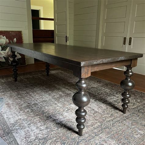 Baluster Turned Leg Table Turned Table Legs Expandable Table