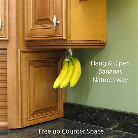 Banana Hook For Hanging Bananas Under A Cabinet To Ripen And Store Black Amazon Ca Home