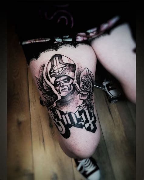 Band Ghost Tribute Tattoo Tribute Tattoos Band Tattoo Tattoos