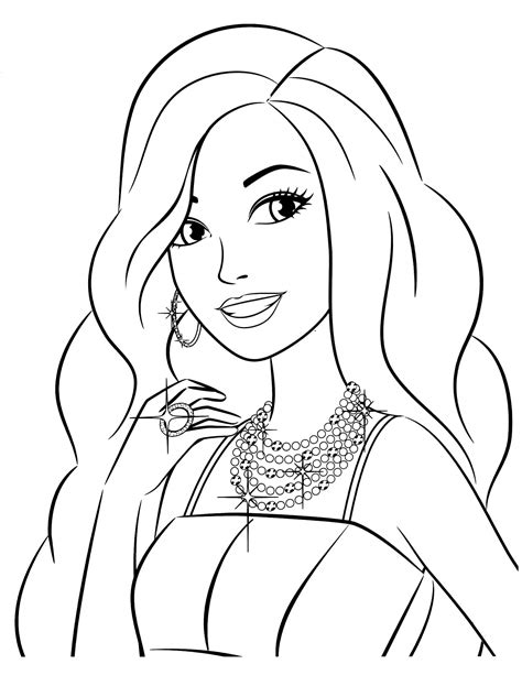 Barbie 47 Coloringcolor Com