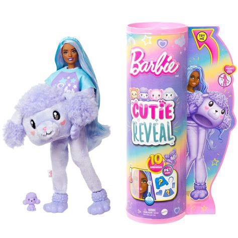 Barbie Cutie Reveal Cozy Cute Tees Series Poodle Doll