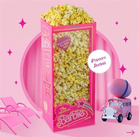 Barbie Popcorn Bucket Box Limited Edition Movie Collectible Display