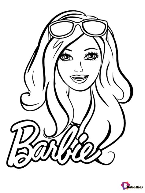 Barbie Sketch For Coloring