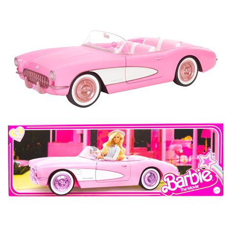 Barbie The Movie Collectible Pink Corvette Convertible, 49% Off