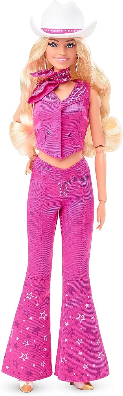 Barbie The Movie Sammelpuppe Margot Robbie Als Barbie Im Rosa Western