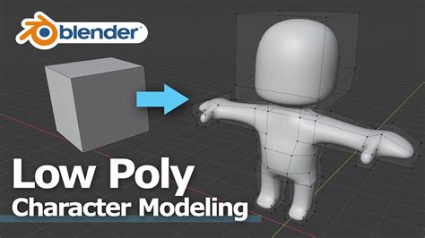 Basic Low Poly Character Creation Easy Step Youtube