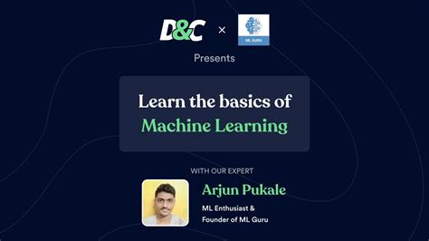 Basics Of Machine Learning Talks By Design Code Youtube