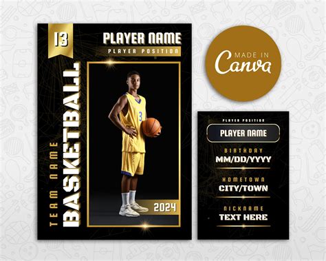 Basketball Card Template