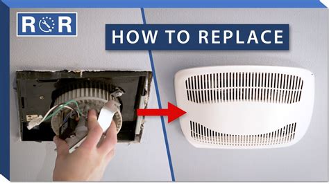 Bathroom Fan Motor Repair And Replace Youtube