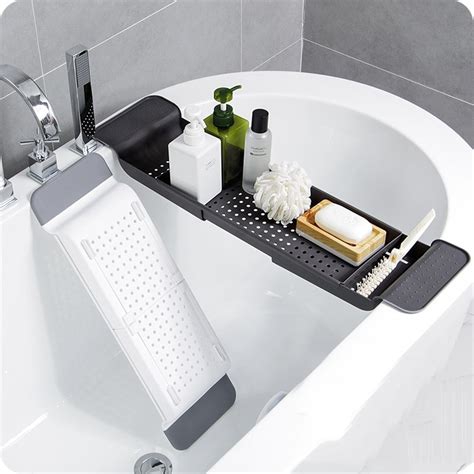 Maximize Bathroom Space with a Bathtub Storage Caddy