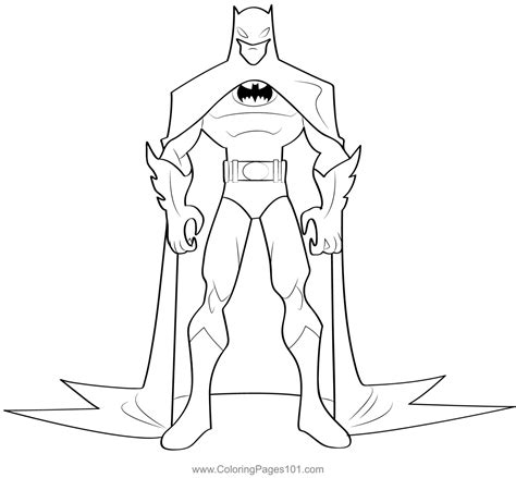 Batman Coloring Pages Fun For Kids 101 Coloring