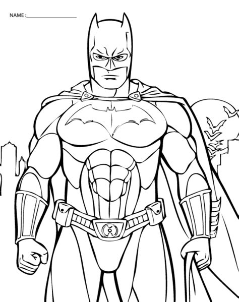 Batman Coloring Pages Getcoloringpages Com