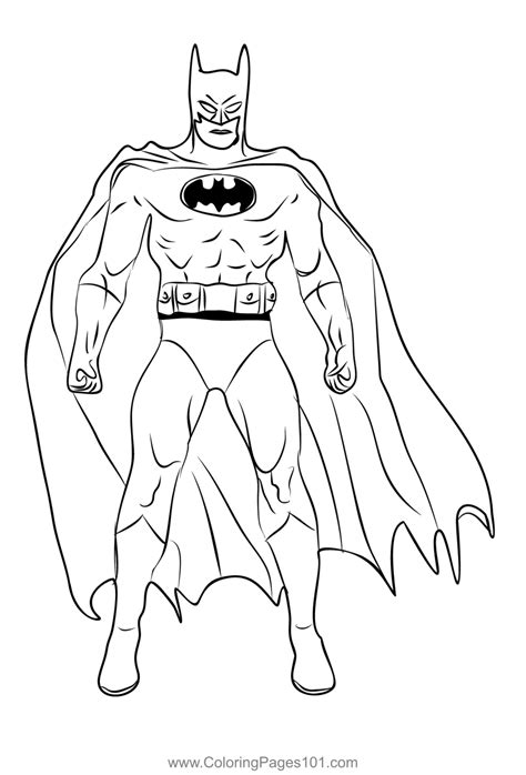 Batman Coloring Pictures Pages For Kids Coloring Pictures