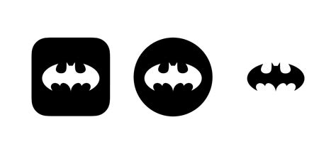 Batman Logo Vector Batman Icon Free Vector 19136472 Vector Art At Vecteezy